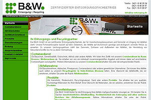 B & W GmbH - Entsorgung und Containerdienst in Bremen