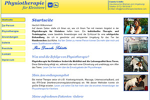 Physiotherapie f&uuml;r Kleintiere - Hunde, Katzen - Bremen